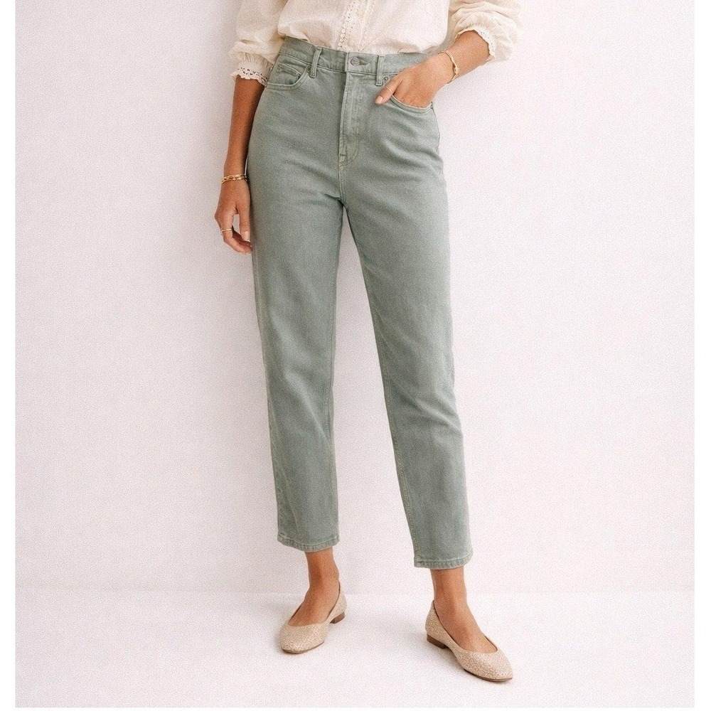 Everlane The Way-High Jean Women 25‎ Regular Sage Green